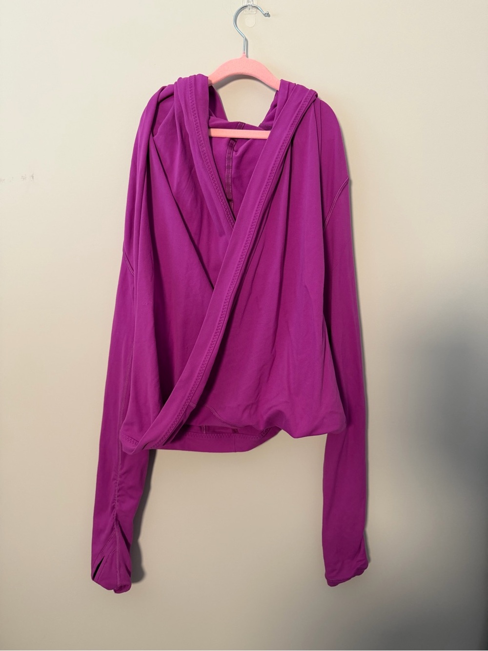 Ivivva Four Count Girls Shrug Wrap Twist Hood Size 10